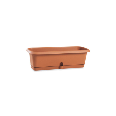 Flowerpot flora 40cm plastic terracota, , medium