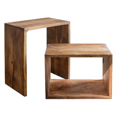 Solid mango wood set of tables, , medium