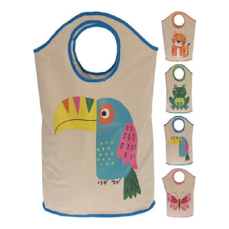 Storage bag with 2 handles 390x255x690mm 4 assorted designs, , medium image number null