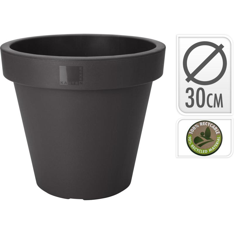 Product image: Flower pot round 30cm - black, , medium-null