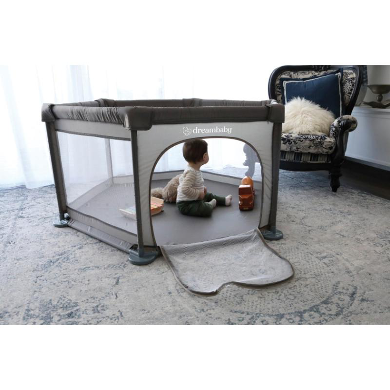 Product image: Dreambaby explore playpen - taupe, , medium-null
