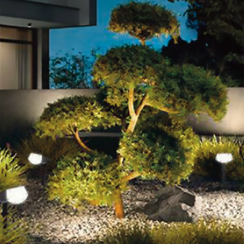 Rexer outdoor natural white ip65 led solar spotlight with spike 2000mAh, , medium-null