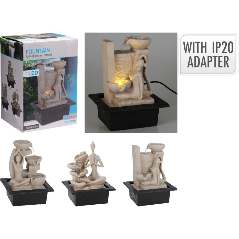 Product image: Yoga girl fountain - assorted designs, , medium-null