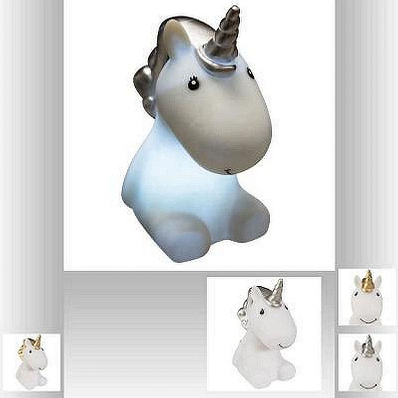 Atmosphera led unicorn night light 12x7x13.5cm, , medium-null