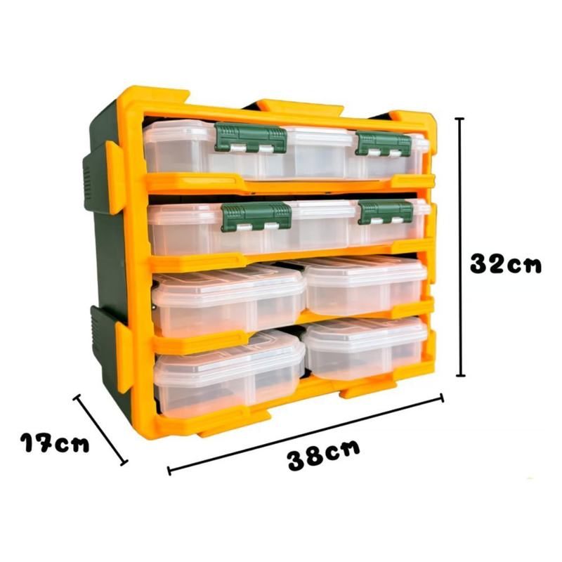 Product image: Jadever modular σετ αποθήκευτικών κουτιών 6 τμχ 38×18,2×32 cm, , medium-null