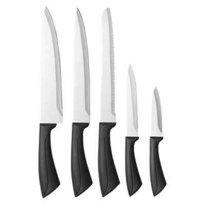 Day kitchen knife 5pcs set Black, , medium