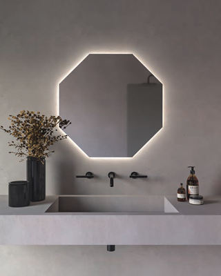 Octagon mirror 70x70cm, , medium