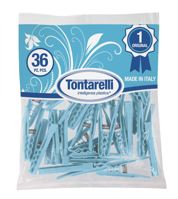 Tontarelli  bag of 36 clothes pegs, , medium