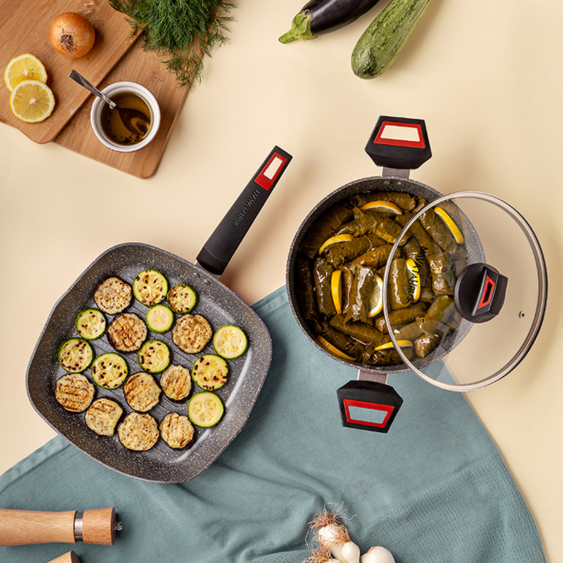 Nava taurus caserole with nonstick stone coating 20cm, , medium-null