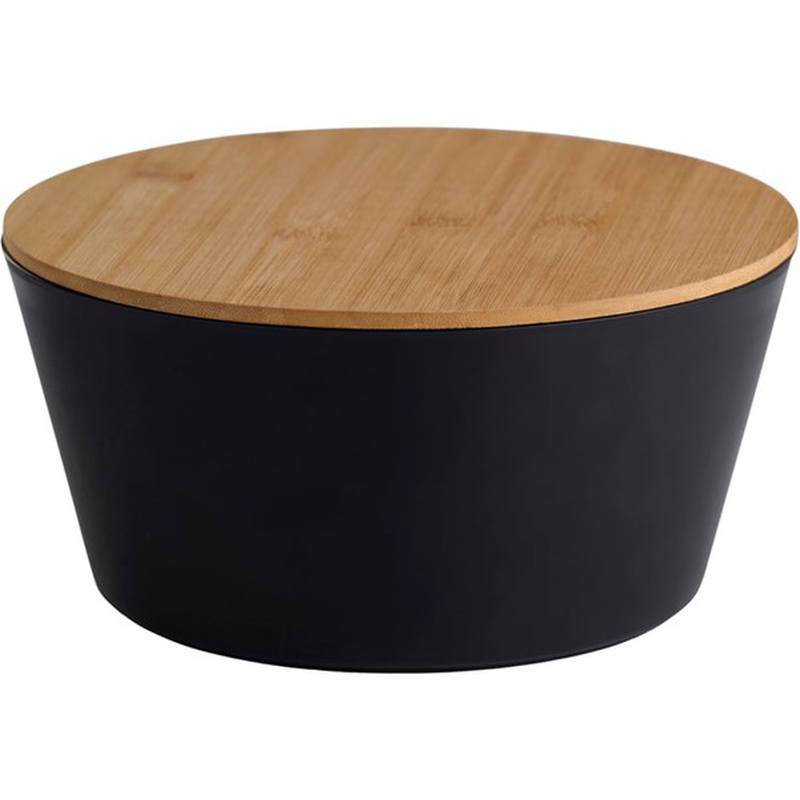 Day bamboo salad bowl with lid 25x25x12.2cm-null