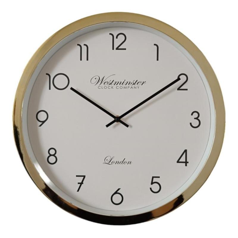 Wall clock 40cm - gold, , medium-null