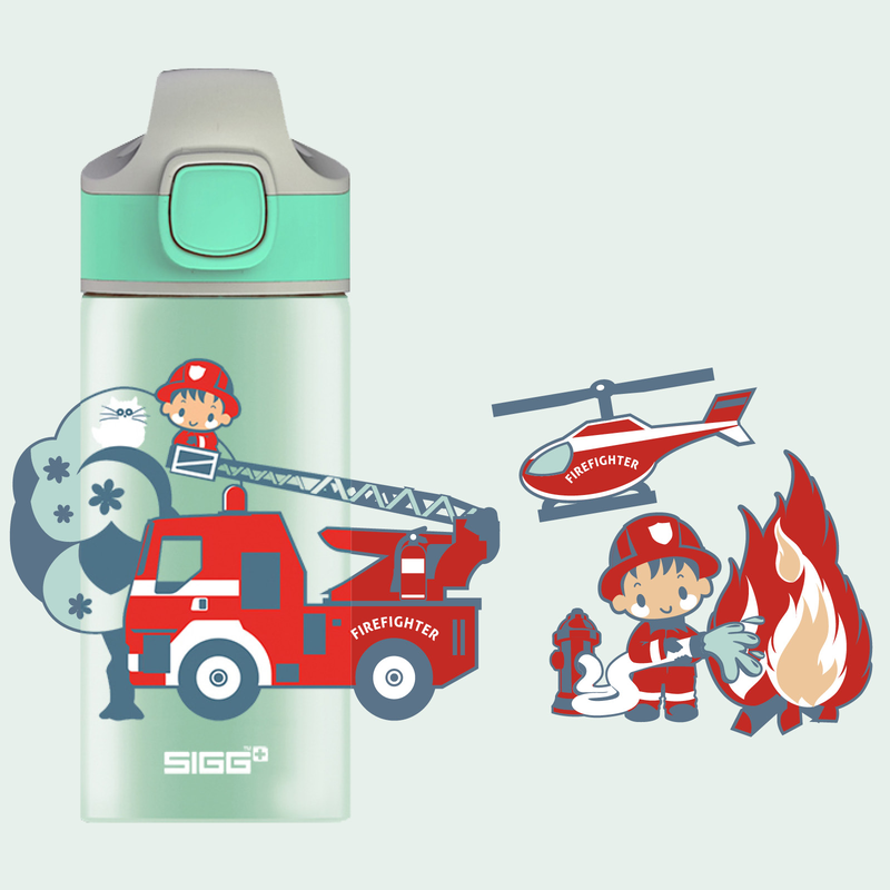 Sigg water miracle bottle fireman 0.4l-null