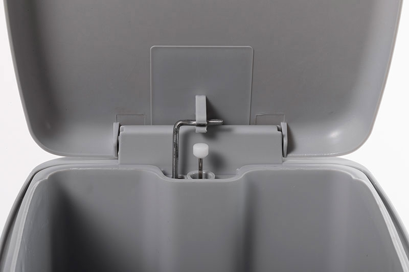 Product image: Cyclops secret pedal bin 7l grey, , medium-null