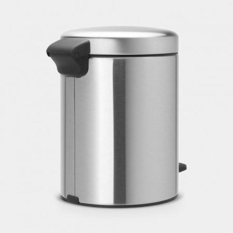 Brabantia new icon pedal bin 5l - matt steel-null