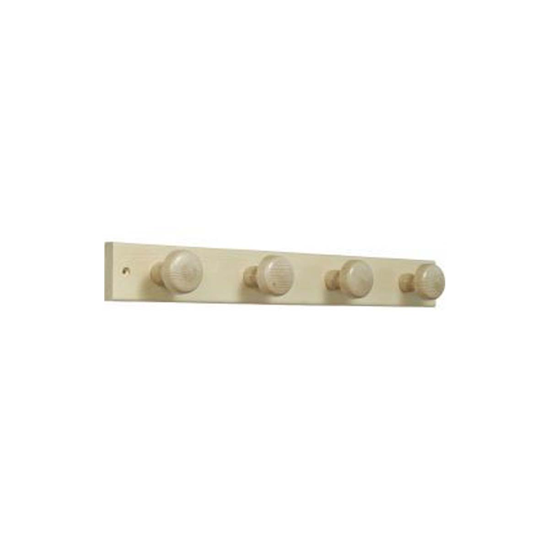 Alfa hanger with 4 hooks natural wood-null