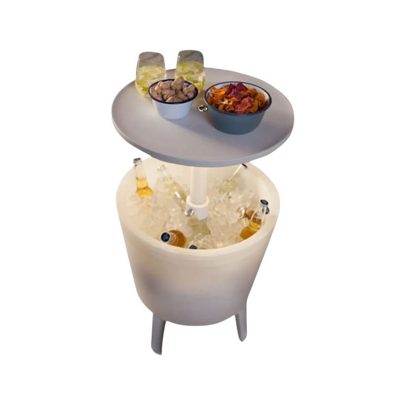Product image: Keter φωτιζόμενο μπαρ τραπεζάκι ψύξης cool bar λευκό / φυσικό, , medium-null