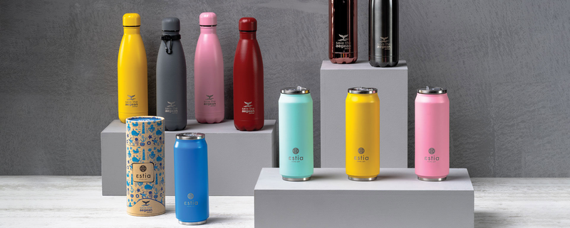 Estia 01-8581 &theta;&epsilon;&rho;&mu;&omicron;&sigmaf; coffee cup save the aegean 500ml matte purple, , medium-null