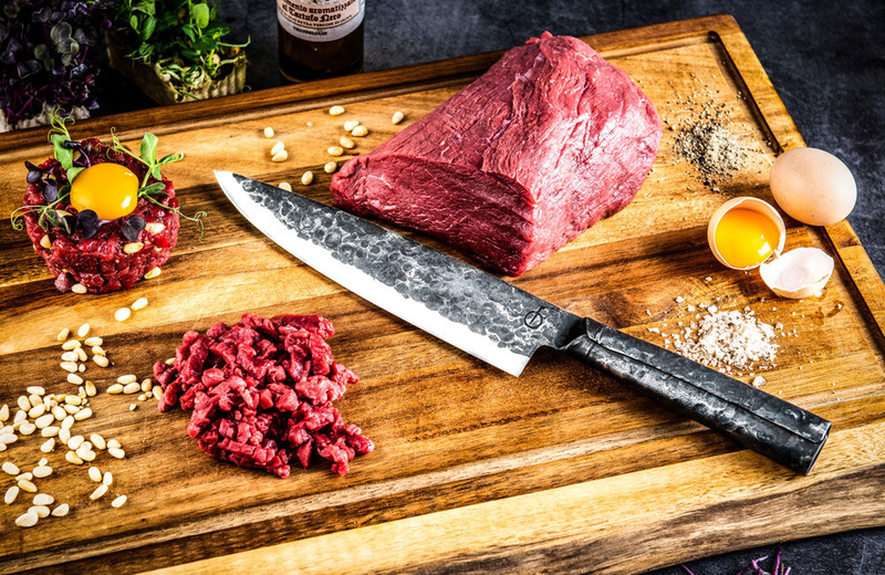 Forged brute chef's knife 440c japanese steel, , medium image number null