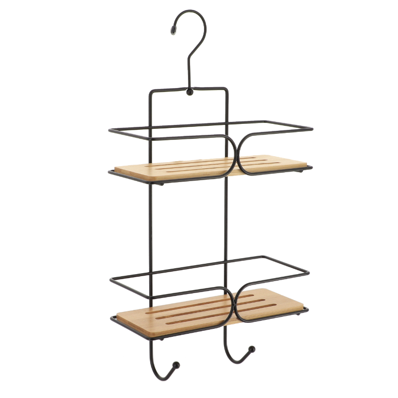 Tendance caddy 2-shelf - bamboo/black, , medium-null