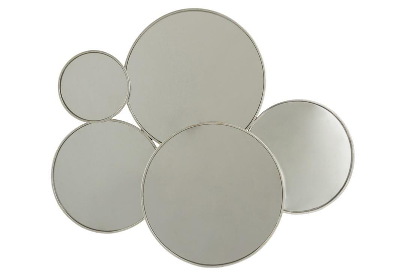 Mirror 5 circles silver, , medium-null