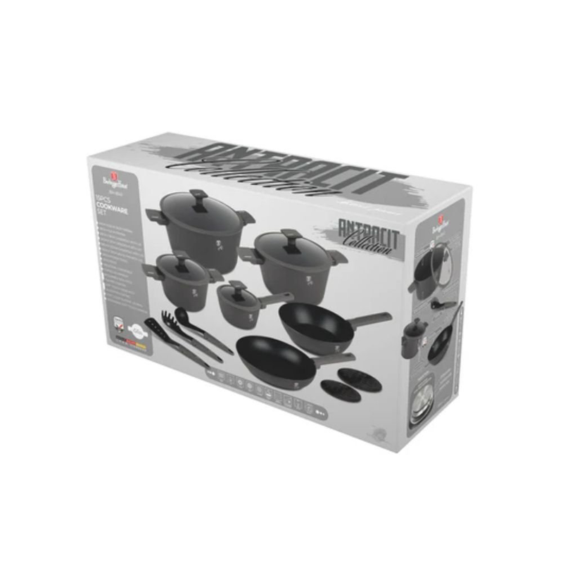 Berlinger haus bh/8141&sigma;&epsilon;&tau; &mu;&alpha;&gamma;&epsilon;&iota;&rho;&iota;&kappa;ώ&nu; 15 &tau;&epsilon;&mu;&alpha;&chi;ί&omega;&nu;,&nbsp; anthracite &mu;&epsilon; &alpha;&nu;&tau;&iota;&kappa;&omicron;&lambda;&lambda;&eta;&tau;&iota;&kappa;ή &epsilon;&pi;ί&sigma;&tau;&rho;&omega;&sigma;&eta;&nbsp;, , medium-null