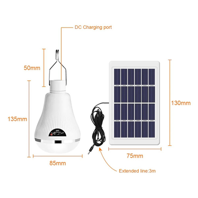 Ηλιακό led φανάρι 10w image number null