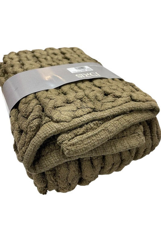 Bath mat plait cotton 60x90cm #b9778 image number null