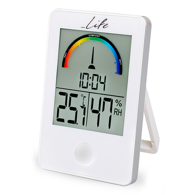 Life itemp white digital indoor thermometer/ hygrometer, , medium