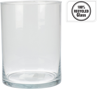 Vase glass dia 150xh200mm, , medium