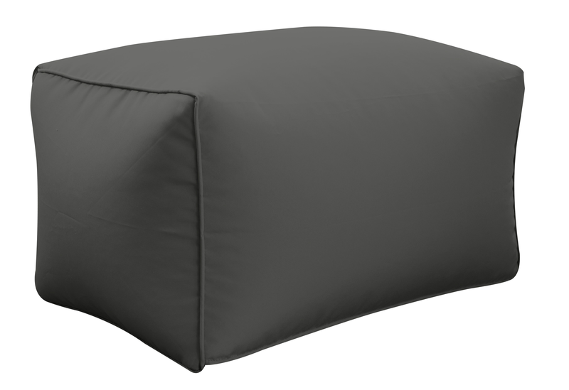Easy home outdoor bean bag stool 70x50x40cm - anthracite, , medium image number null