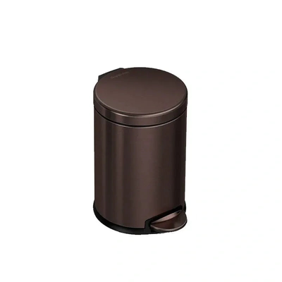4.5l mini round step can dark bronze stainless steel, , medium