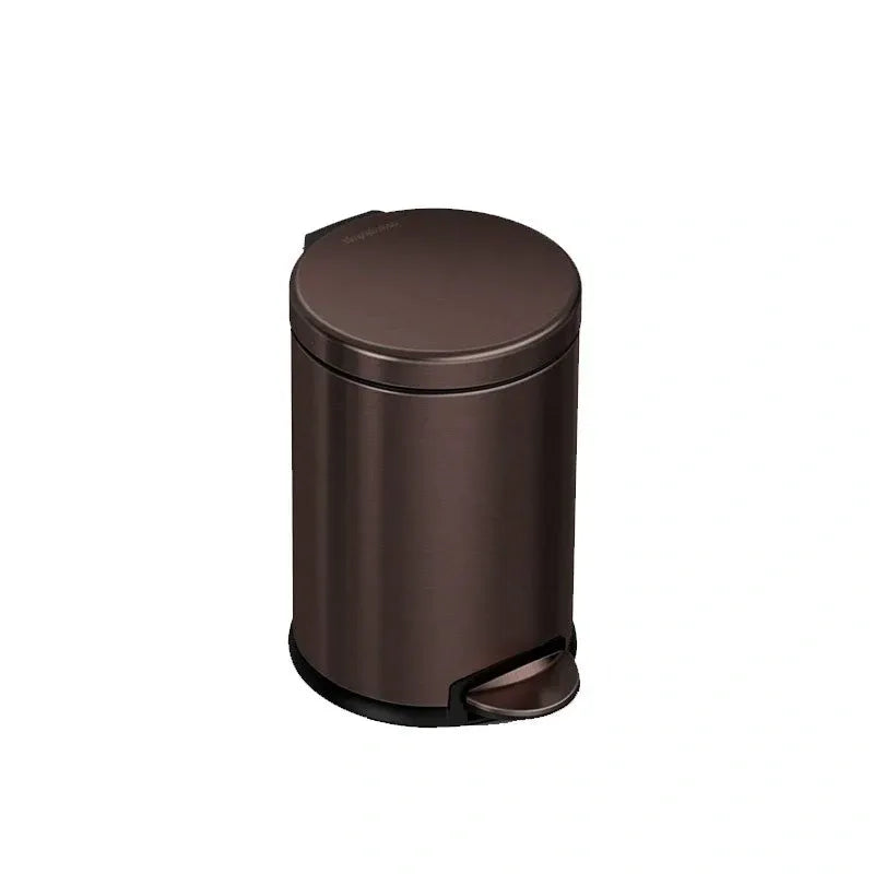 4.5l mini round step can dark bronze stainless steel, , medium-null
