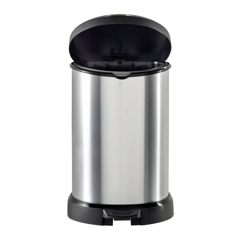 Product image: Curver deco κάδος απορριμμάτων με πεντάλ, μεταλλική όψη, ανθεκτικός & εύκολος στο καθάρισμα, , medium-null