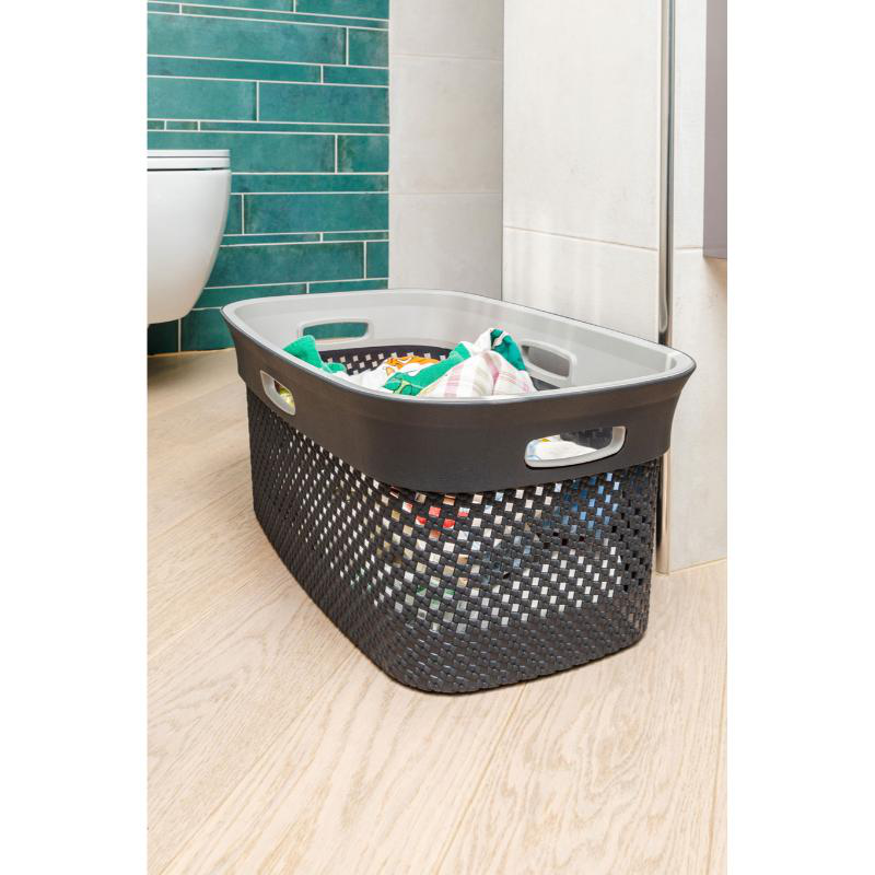 Product image: Dea καλαθι ρουχων woolly 45l- σκουρο ανθρακι, , medium-null