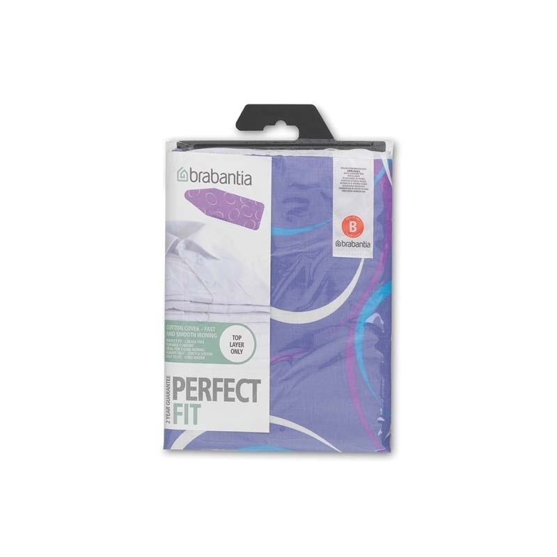 Brabantia ironing board cover b, 124x38 cm, 2mm foam - colourful mixed, , medium-null