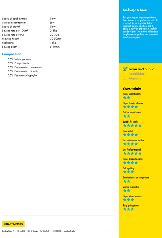 Product image: Barenbrug shadow lawn mixture 1kg, , medium-null