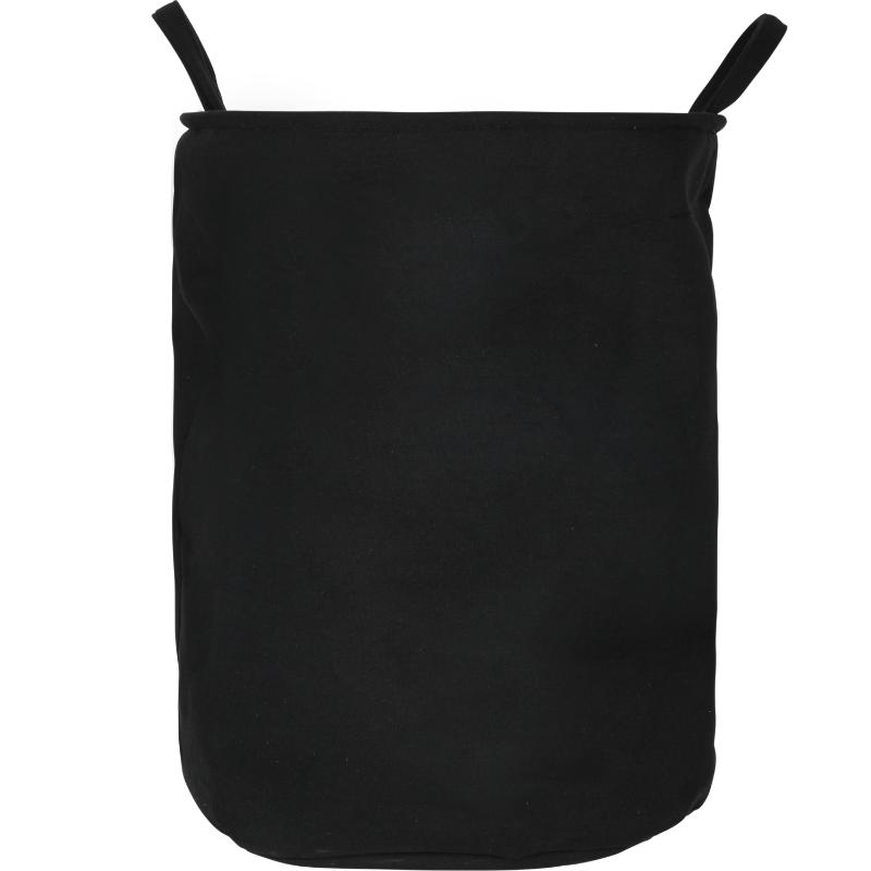 Estia fjord laundry basket fjord round 36x50cm - black, , medium-null