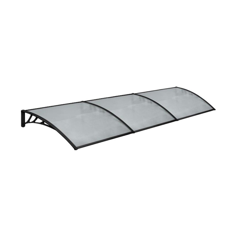Product image: Isunor τριπλό πολυκαρμπονικό στέγαστρο κιόσκι τέντα πόρτας εισόδου 100x300cm, , medium-null
