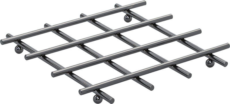 Trivet black 19x19cm, , medium image number null