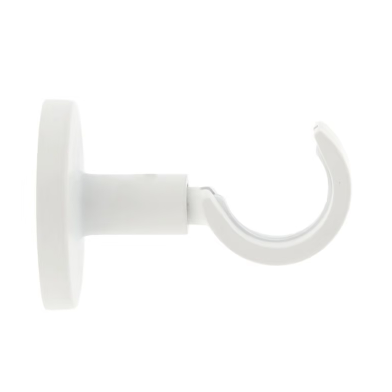 Mobois curtain rod support base d.28/20 white mat-null