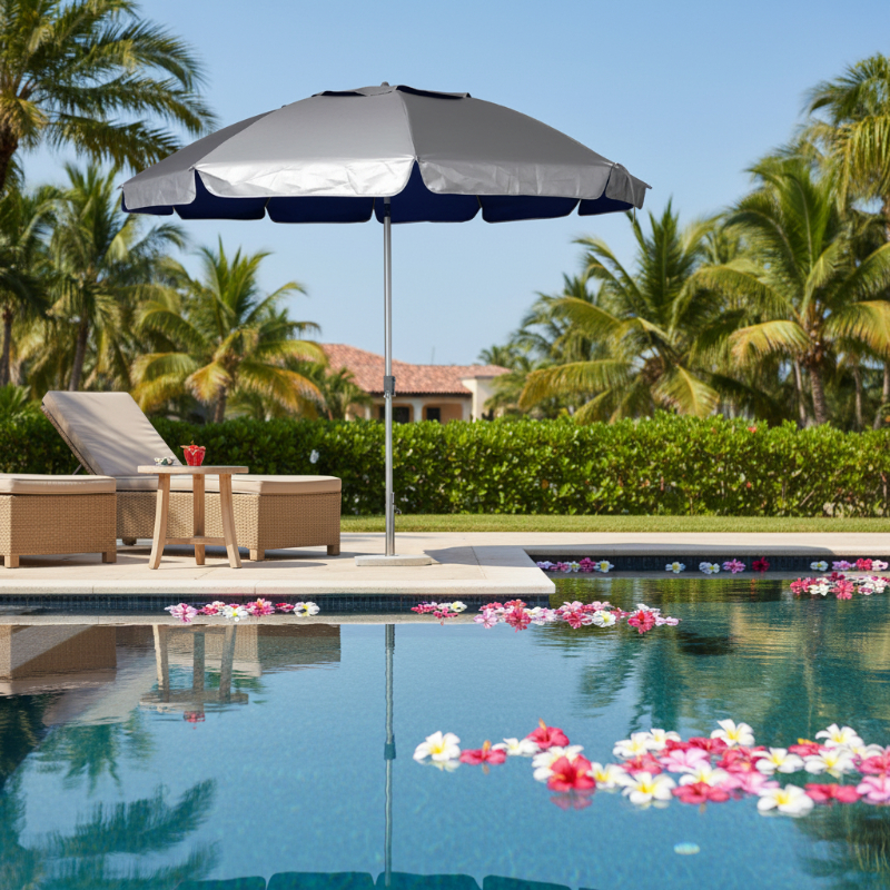 Coral beach umbrella alu 240cm, , medium-null
