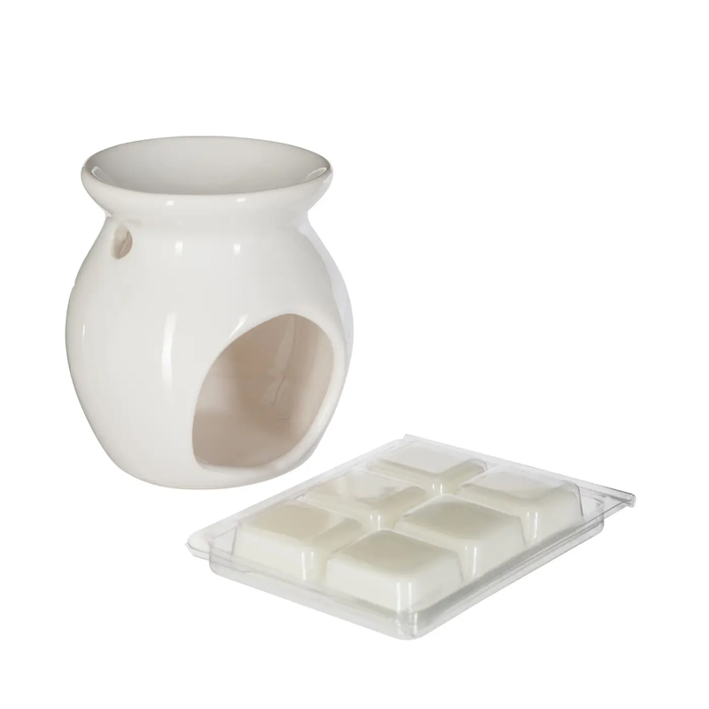 Perfume burner with vanilla wax-null