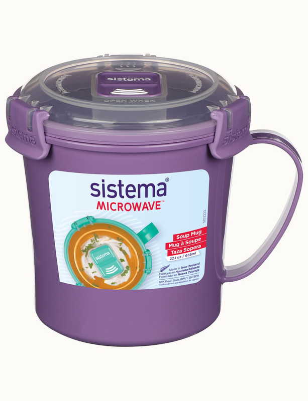 Sistema microwave color soup mug 656ml 21107-null