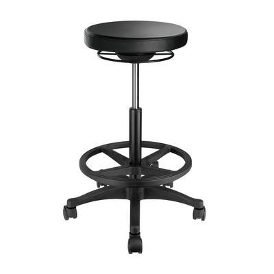 Lumivida office stool ergonomic with height adjustale faux leather upholstered seat ch04-12, , medium