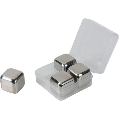 Stainless steel ice cube 4pcs, , medium