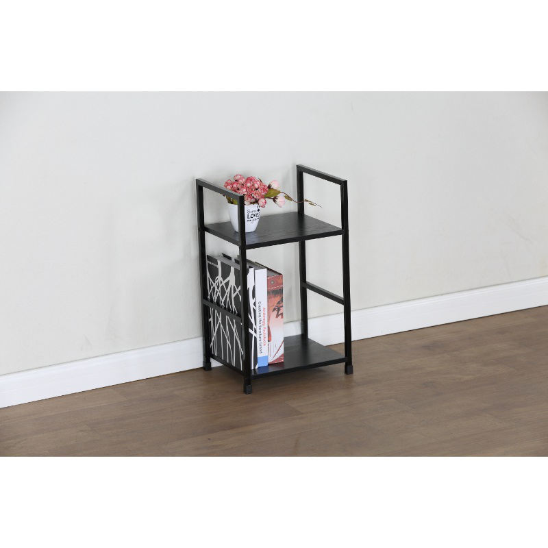 Algeria 2 tier shelf - black, , medium-null