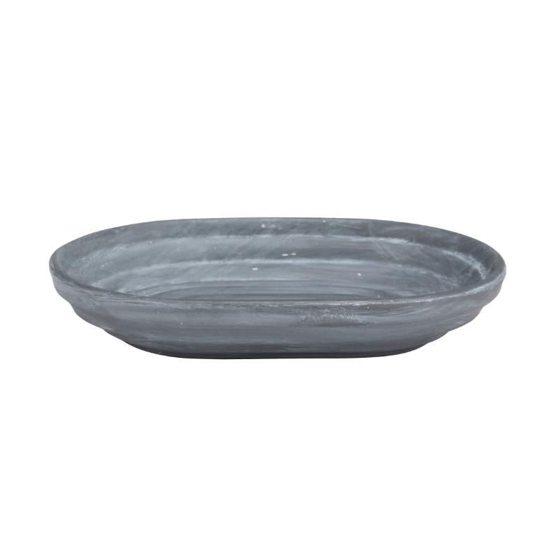 Wenko iseo ceramic soap dish - grey, , medium-null