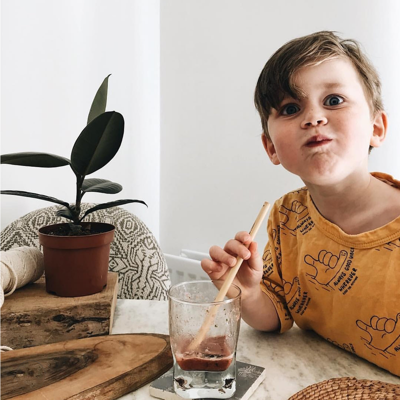 Reusable bamboo drinking straw, , medium-null