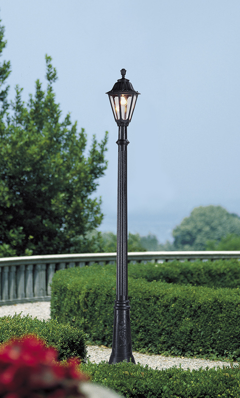 Product image: Fumagalli 'gigi/rut' hexagonal lantern pole light 2130mm 1xe27 2700k ip55, , medium-null