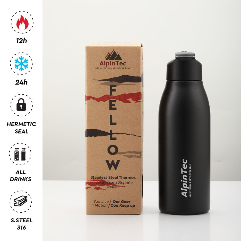 Product image: Alpin flask fellow 600ml - green-null